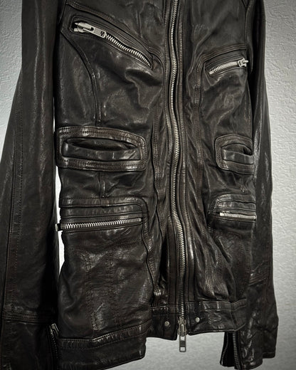 Zadig & Voltaire Six Pocket Leather Jacket
