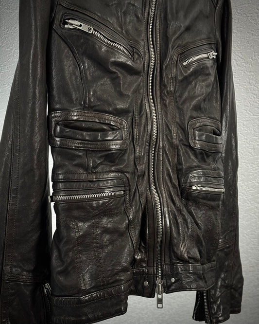 Zadig & Voltaire Six Pocket Leather Jacket