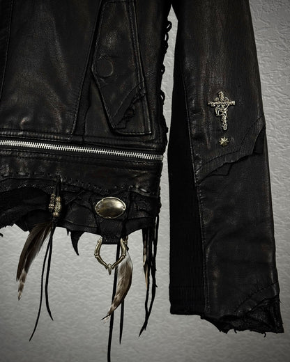 14th Addiction “Beat It” Leather Jacket