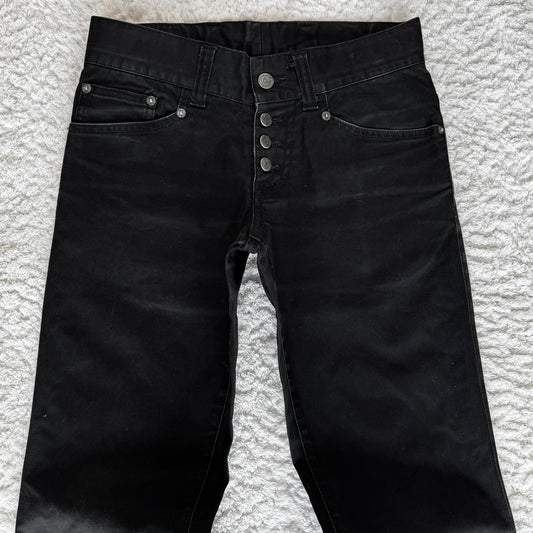 Tornado Mart Black Flared Jeans