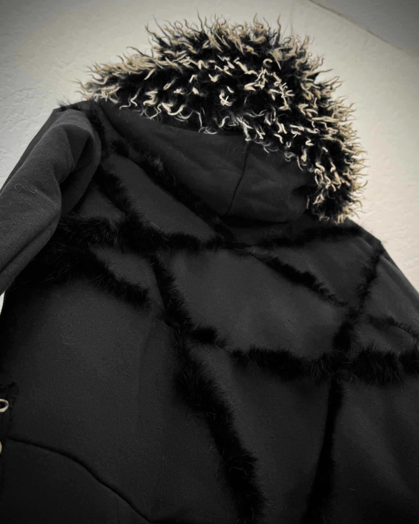 The Space Between Us “Crow” Fur Jacket