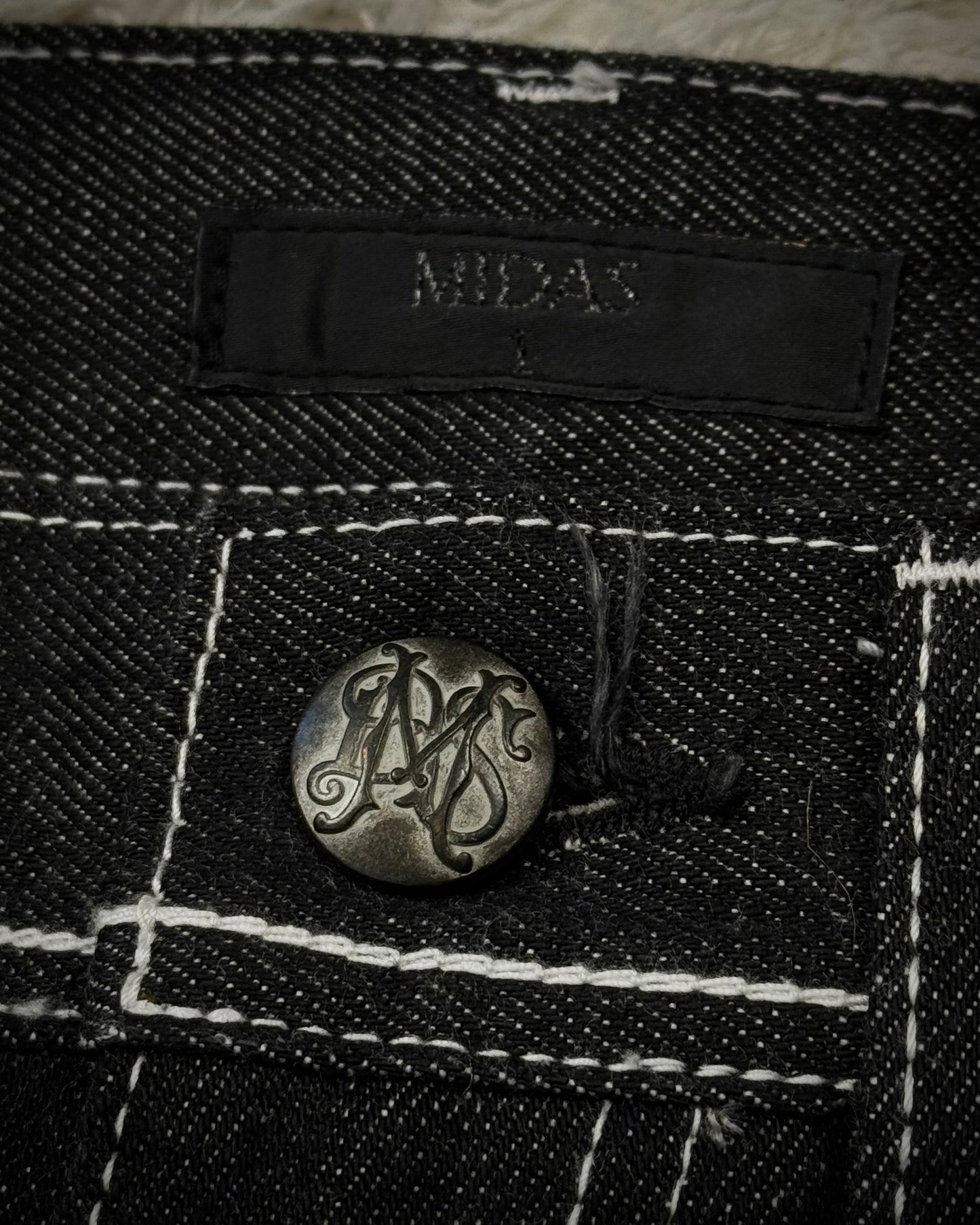 Midas Clawmarks Washed Bootcut Jeans