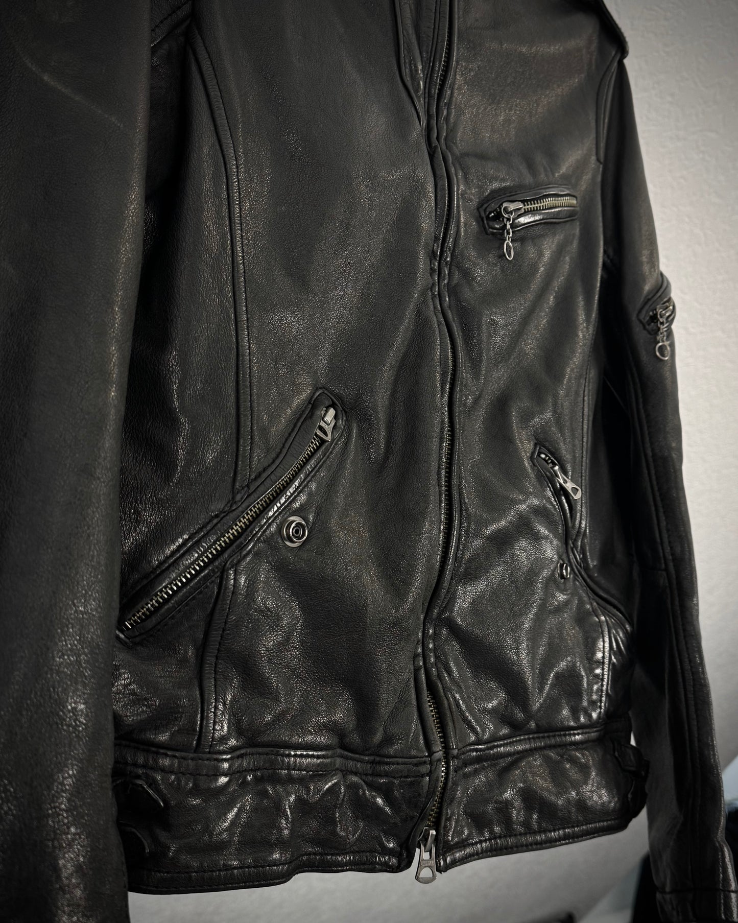 k.m.G.r Quilted Leather Jacket