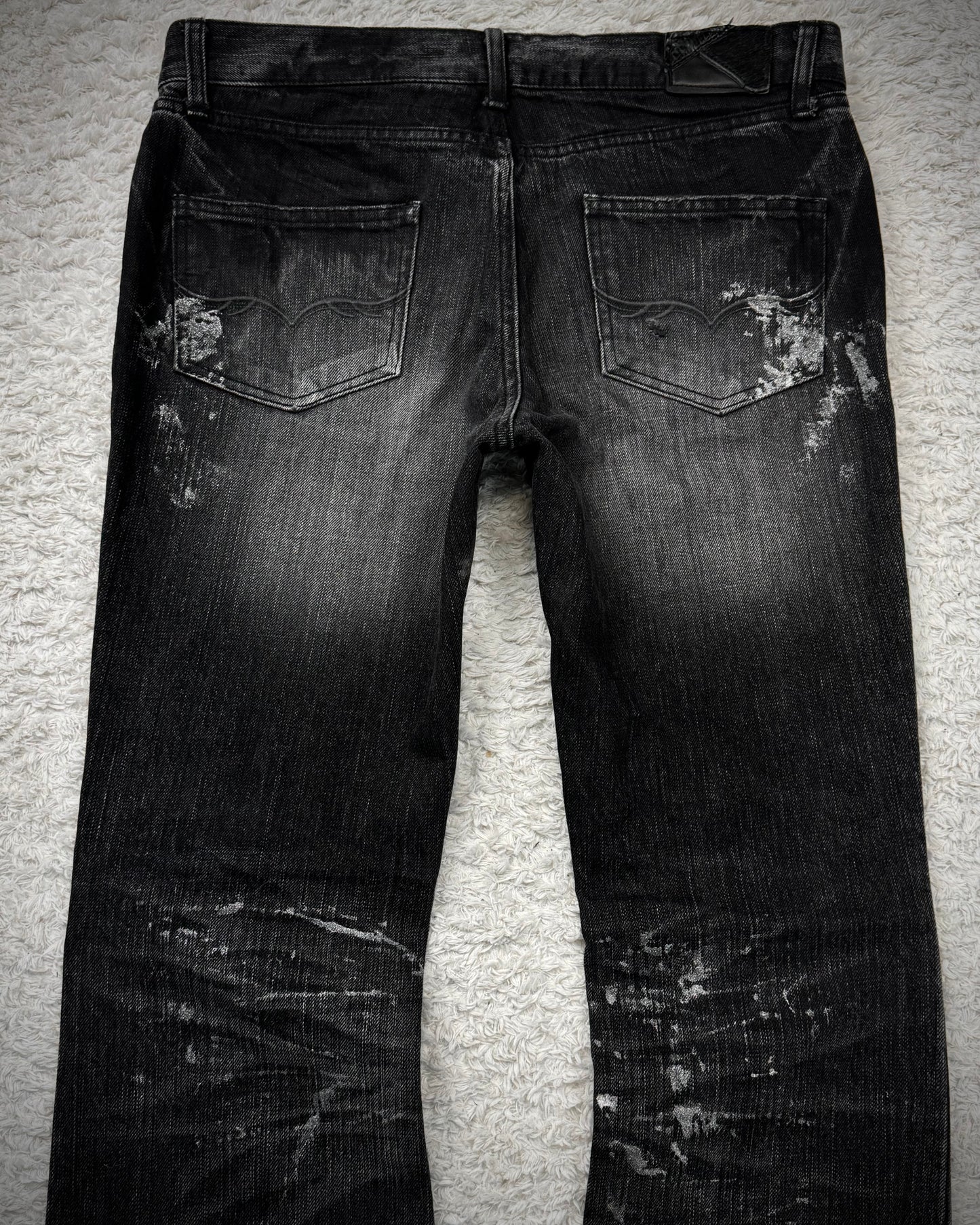 Fuga Clawmarks Luster Coated Bootcut Jeans
