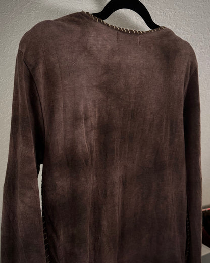 Luva Tram Scar Stitched Textured Longsleeve