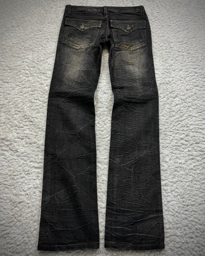 Agate Honeycomb Mud Washed Jeans