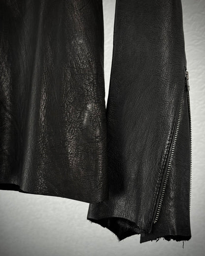 14th Addiction “Desperado” Raw Cut Leather Jacket