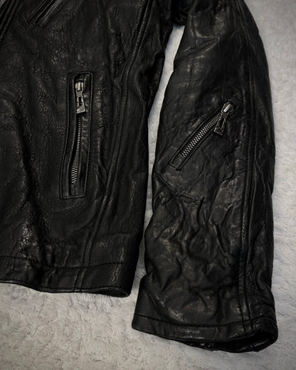CAV-000 Textured Lamb Leather Jacket