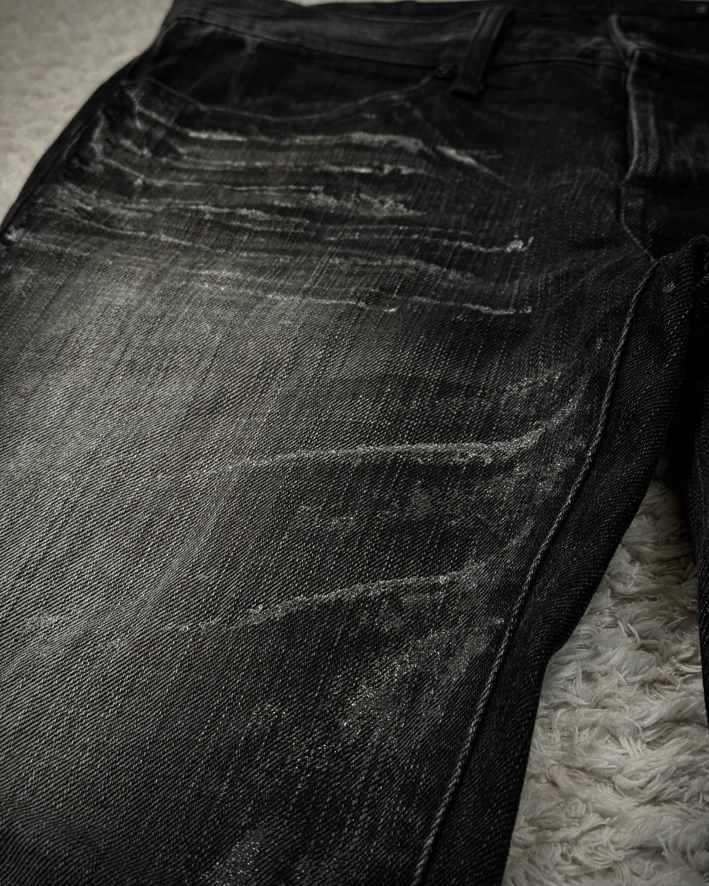 Fuga Clawmarks Luster Coated Bootcut Jeans