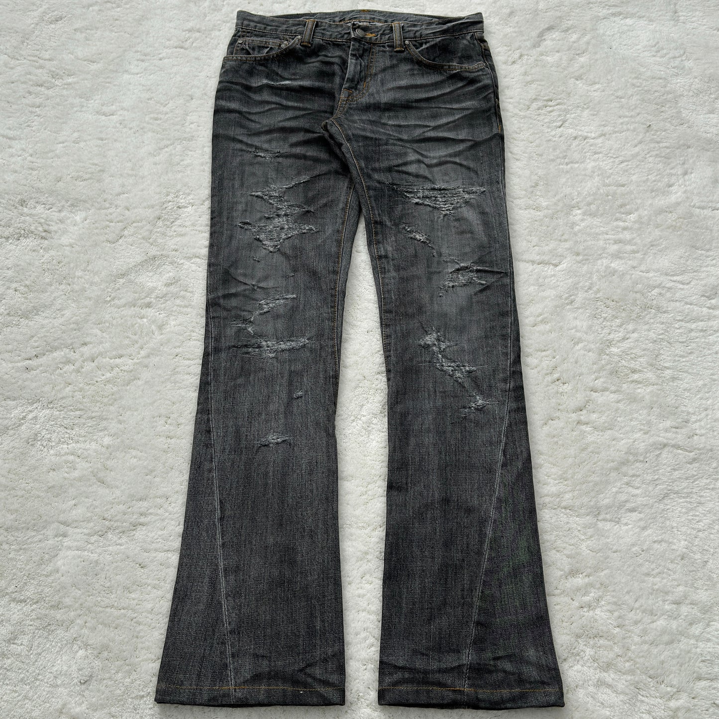 Tornado Mart Distressed Bootcut Denim