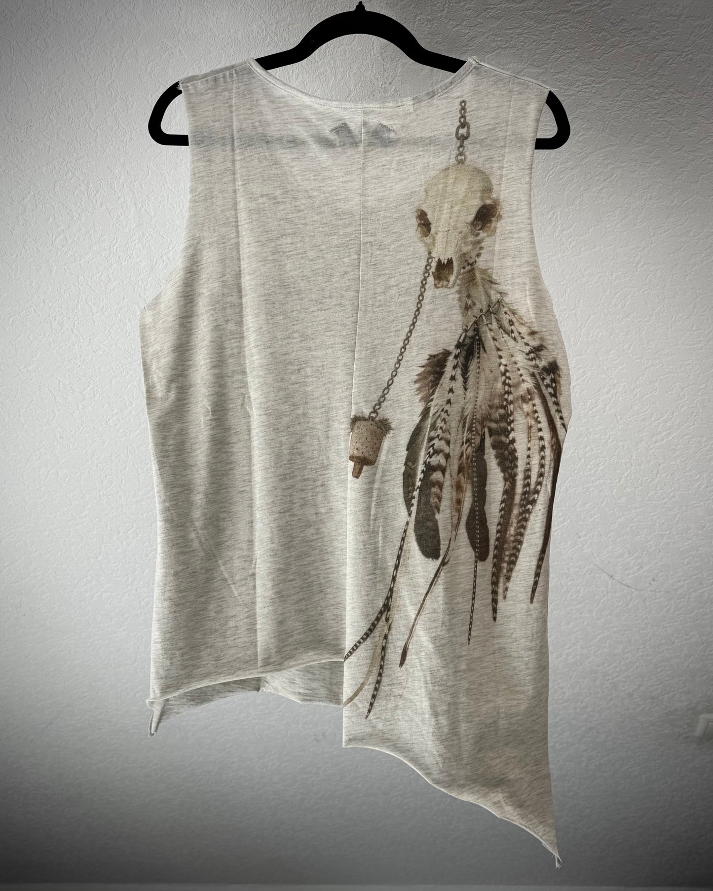 The Space Between Us “Specimen” Asymmetrical Tank Top
