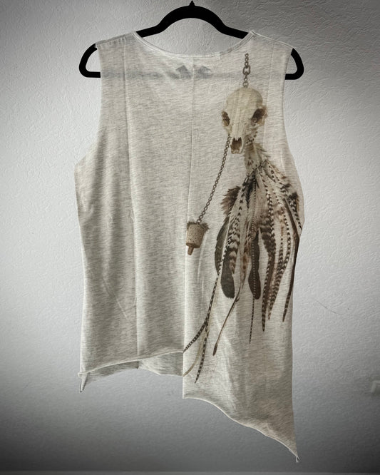 The Space Between Us “Specimen” Asymmetrical Tank Top