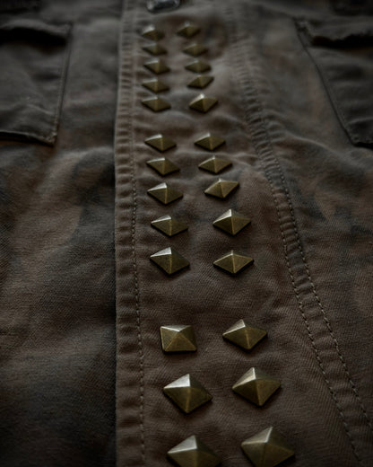 Daily News Studded Military Bono Jacket
