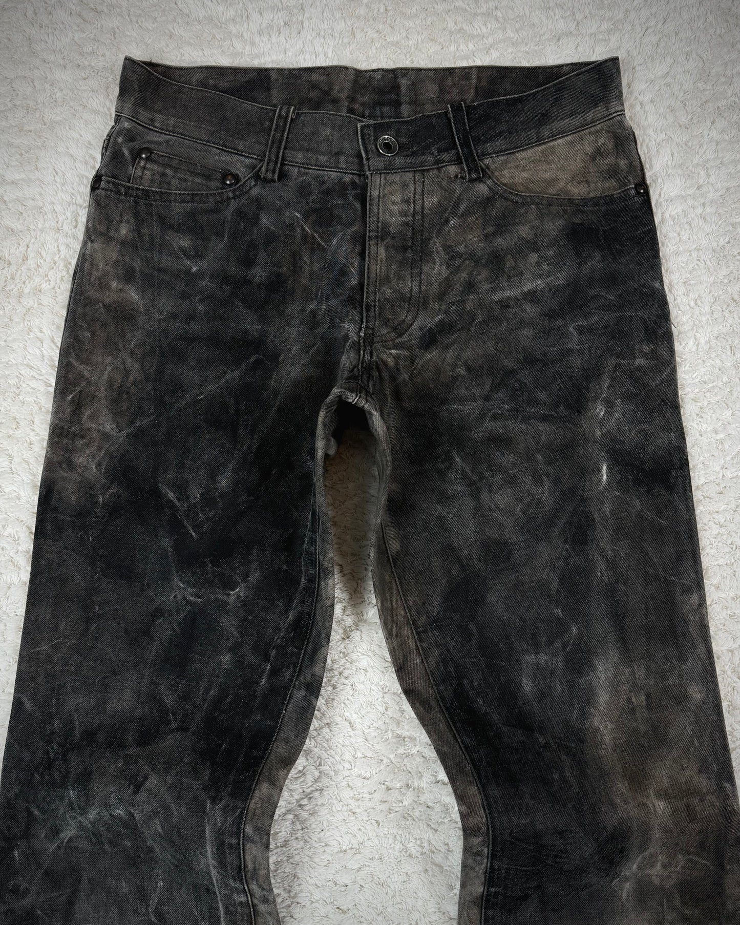 5351 Pour Les Hommes Texture Washed Bootcut Jeans