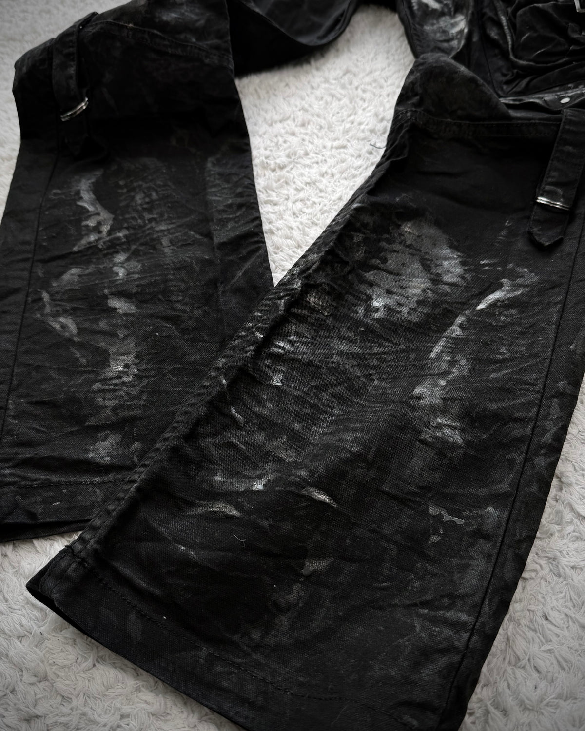 Jack Rose Waxed Gas Mask Cargo Pants
