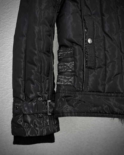 Xfrm Chunky Fur Marbled Puffer Jacket