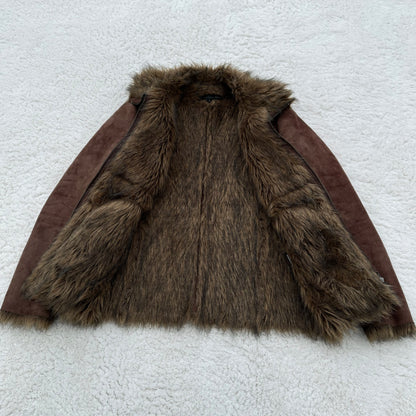 Schlüssel Scar Stitched Fur Jacket