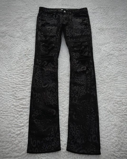 Midas Leopard Pattern Skinny Jeans