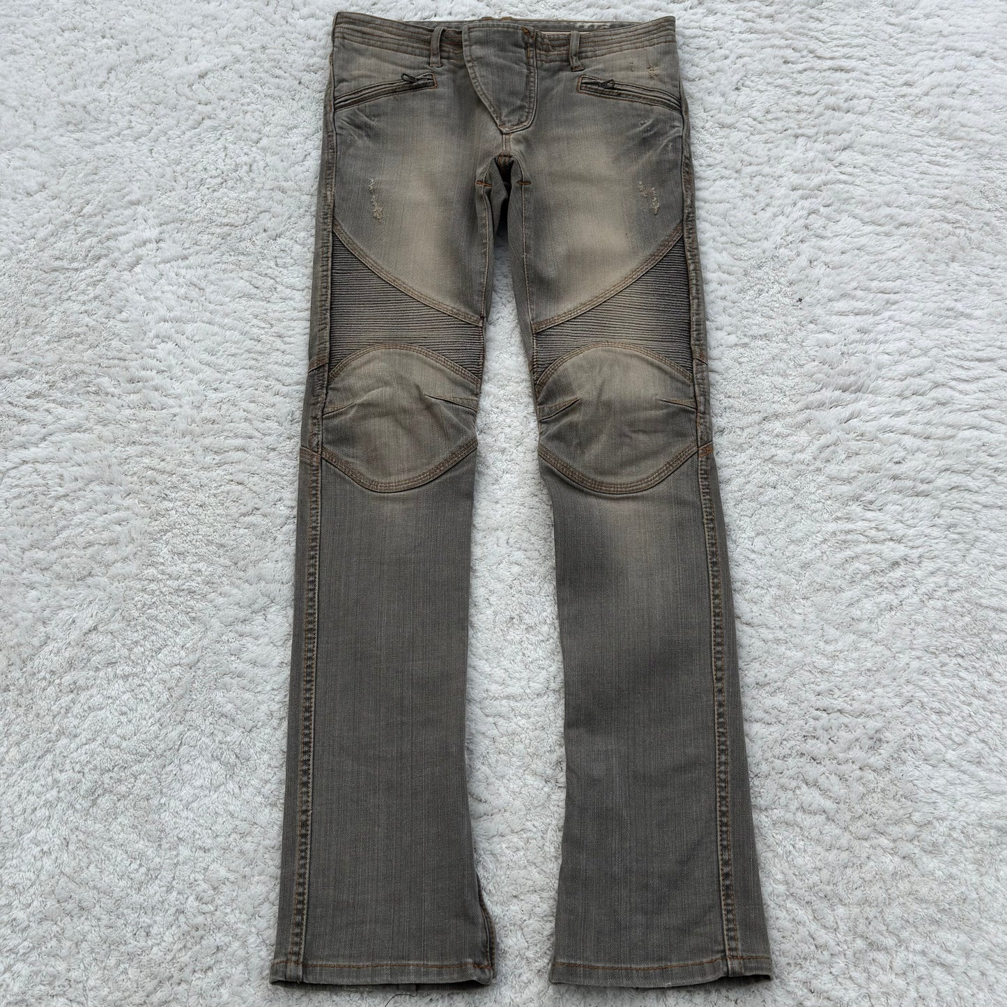 G.O.A Skinny Bootcut Biker Jeans