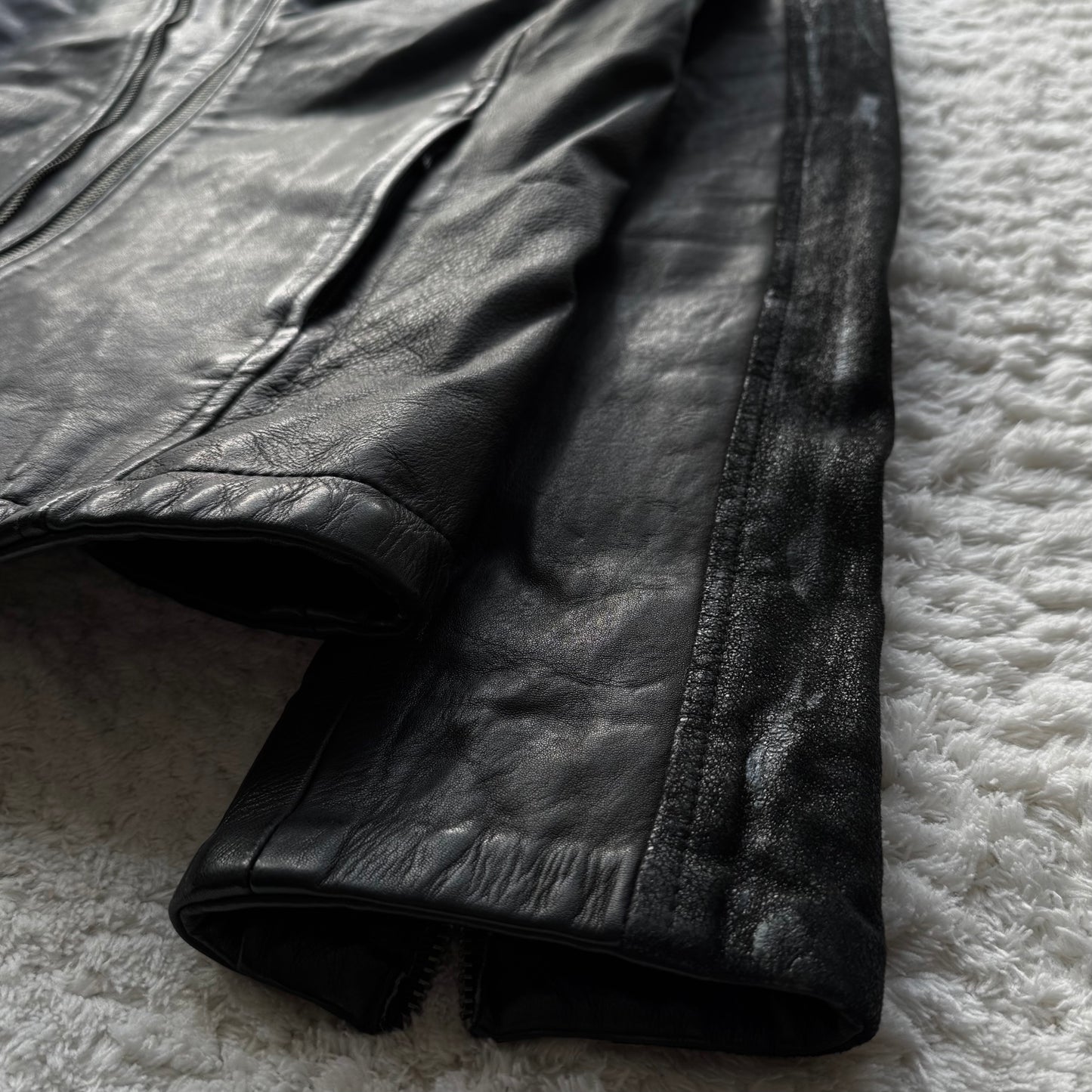 14th Addiction Leather Bono Jacket