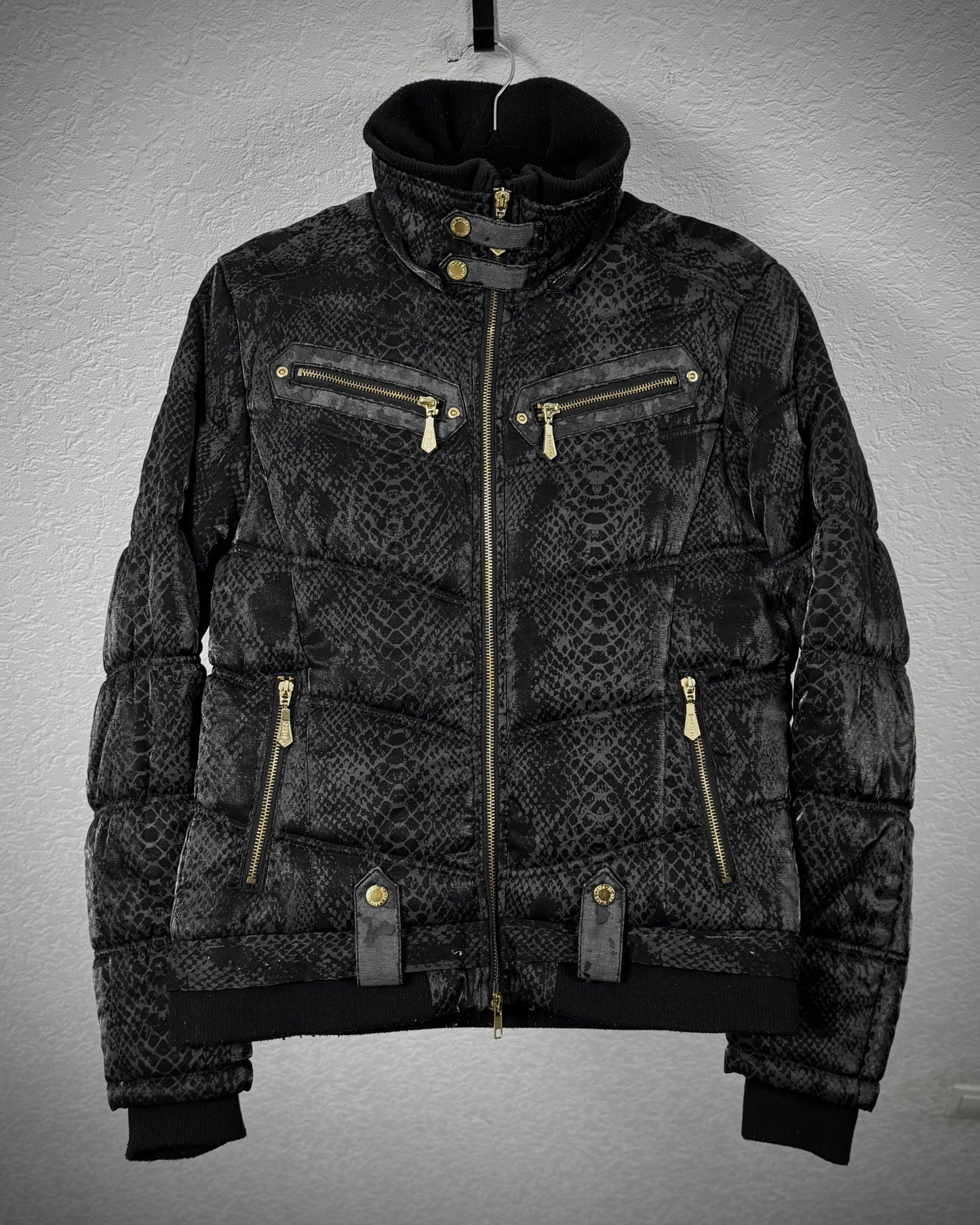 Bernings Sho Python Pattern Puffer Jacket
