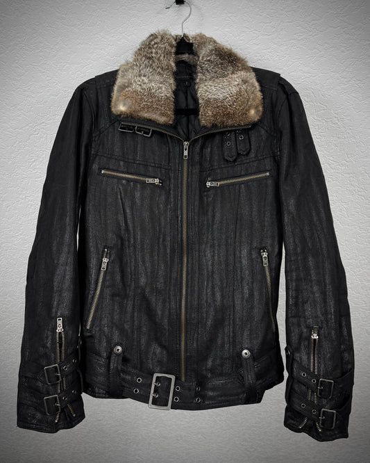 Schlüssel Stingray Waxed Rabbit Fur Jacket