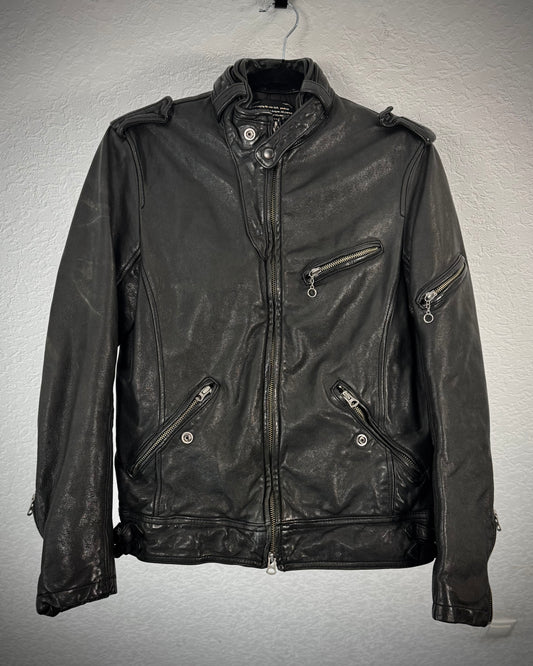 k.m.G.r Quilted Leather Jacket