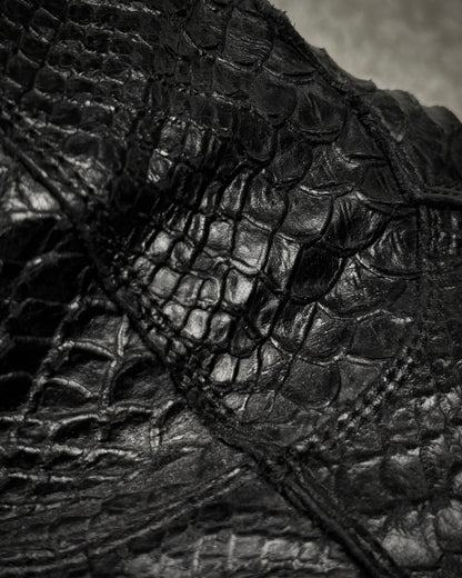 Italian Python Scales Dress Boots