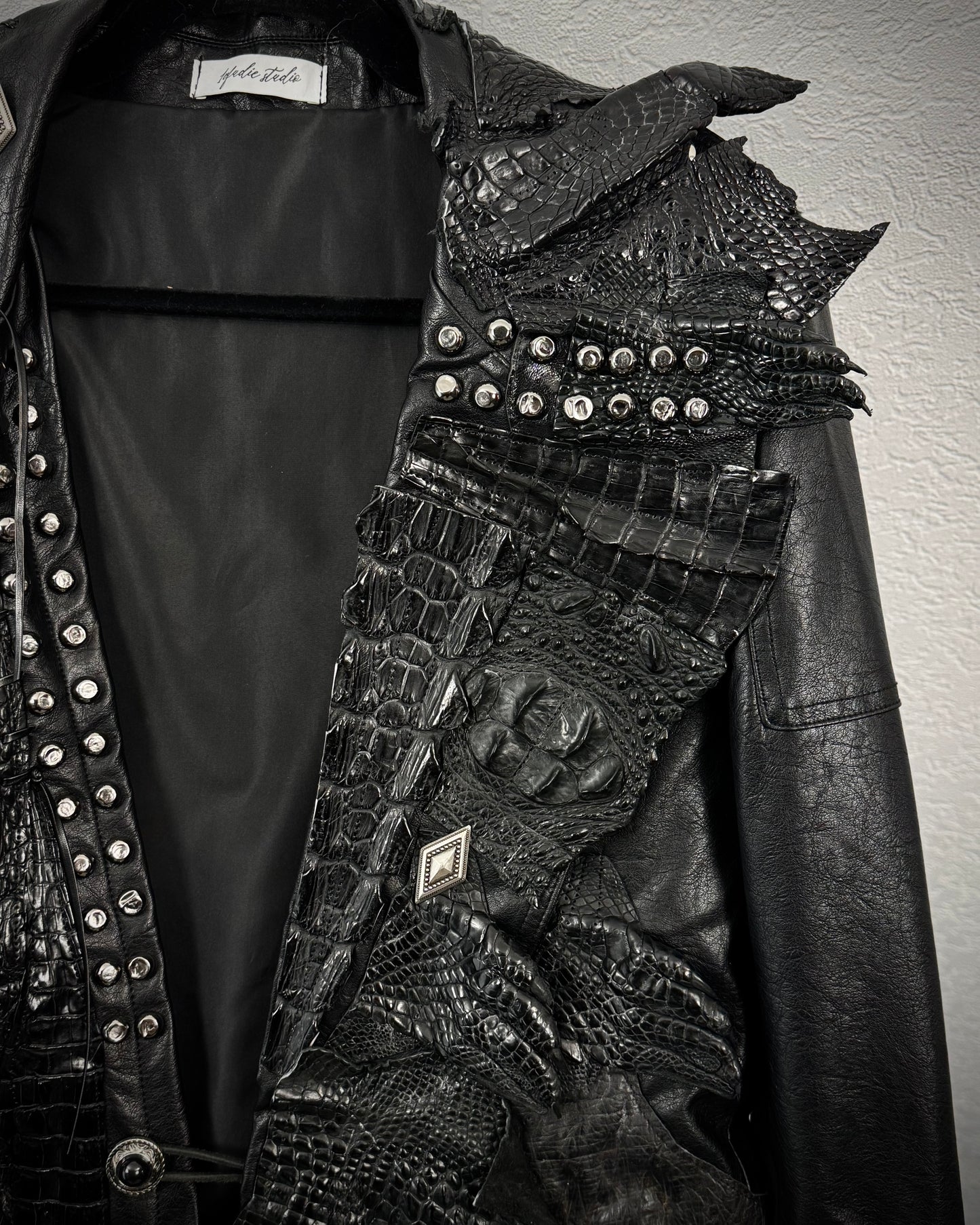 1vfudie S02 Exotic Leather Jacket
