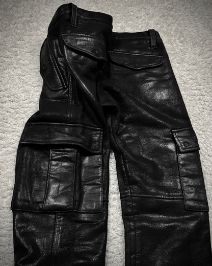 Attack The Mind 7 Heavy Waxed Bootcut Cargo Sweatpants