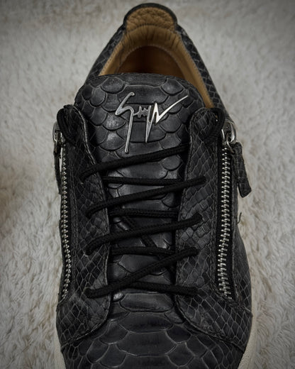 Giuseppe Zanotti Snakeskin Sneakers
