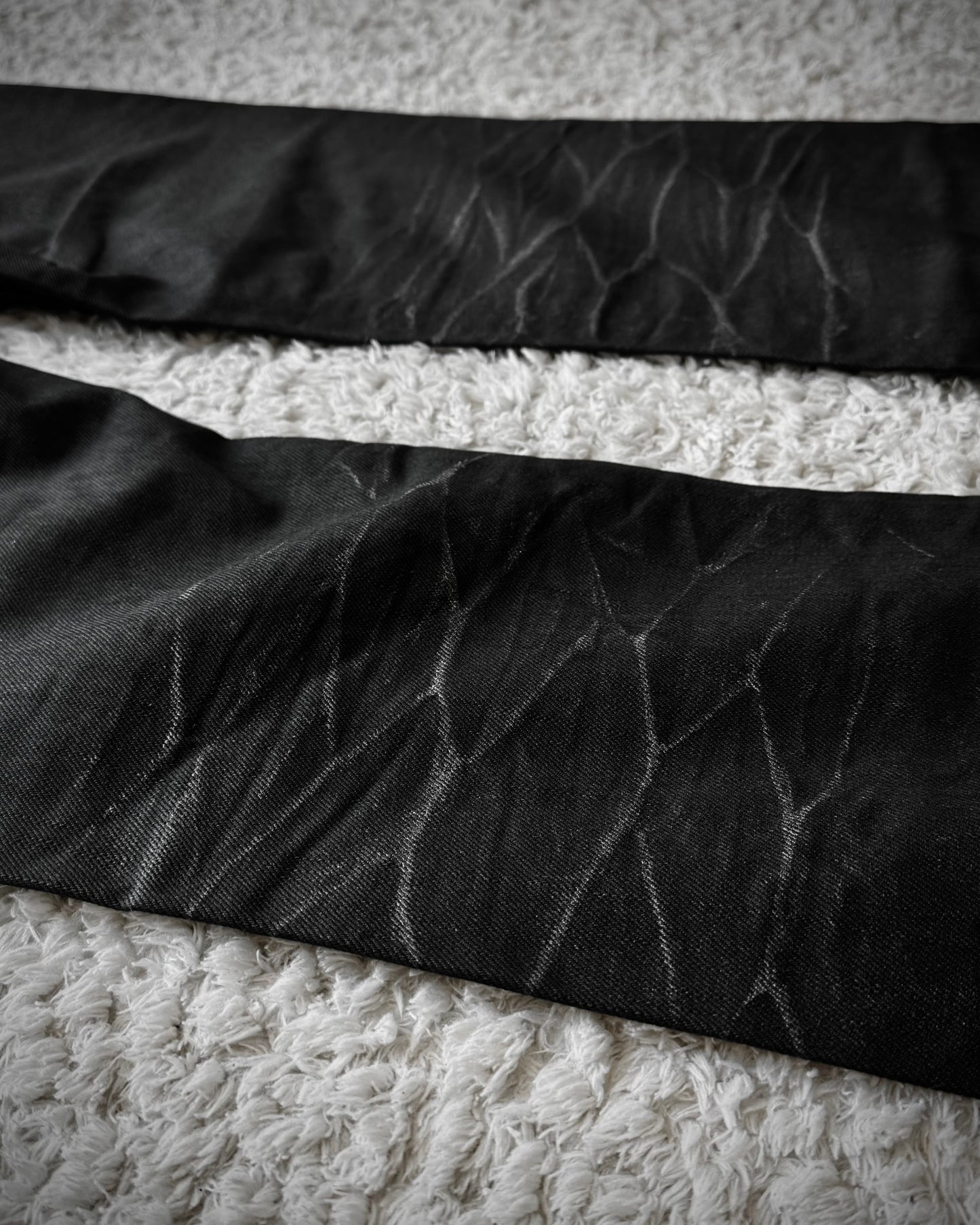 Vanquish x Murder License Waxed Clawmarks Bootcut Jeans