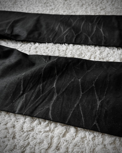 Vanquish x Murder License Waxed Clawmarks Bootcut Jeans