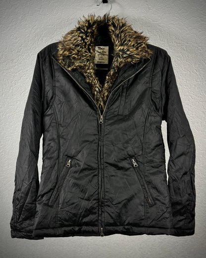 Midas Fur Layered Embroidered Jacket