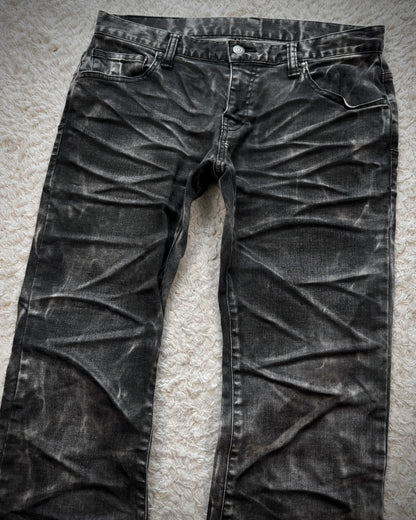Tornado Mart Clawmarks Washed Slim Jeans