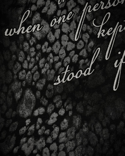 Leopard Poem Luster Polo Shirt