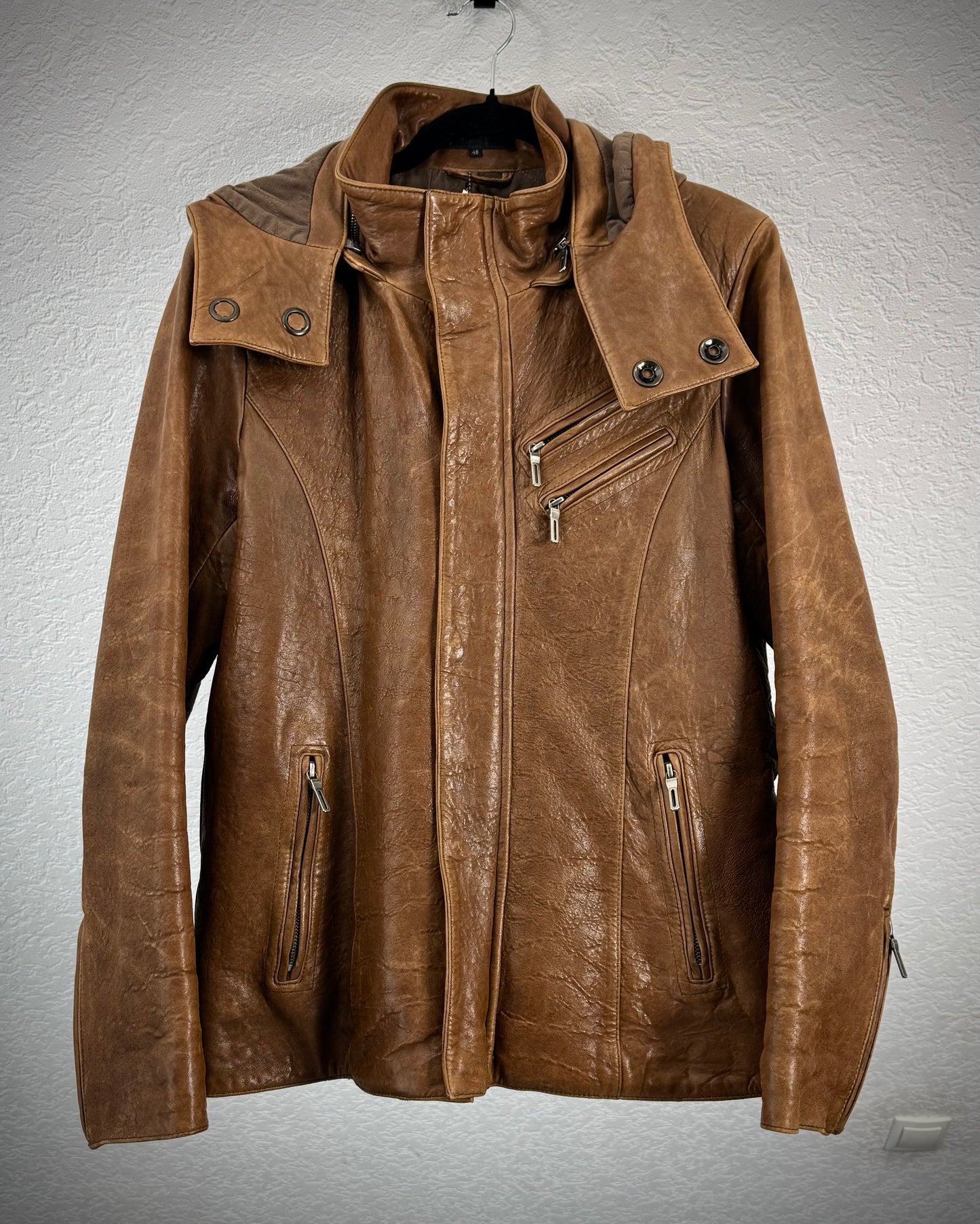 CAV-000 Full-Grain Lamb Leather Jacket