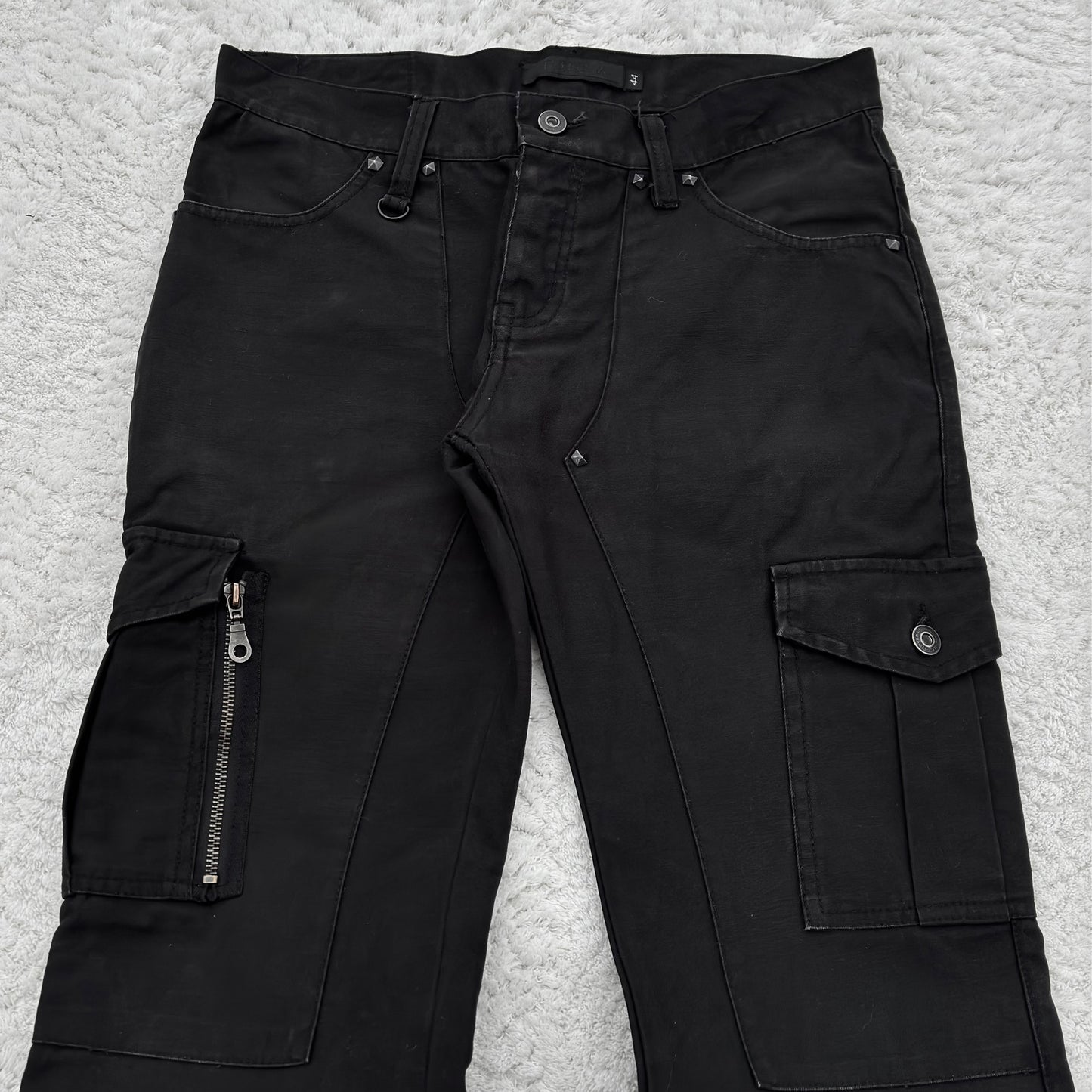 Fuga Studded Flared Cargo Pants