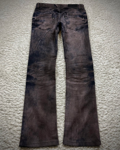 Tornado Mart Marble Washed Straight Leg Jeans