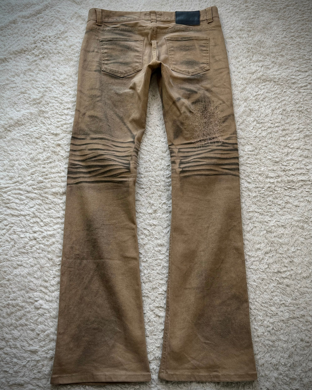 La Gate Mud Clawmarks Washed Bootcut Jeans