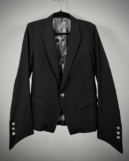 Civarize Bat Sleeve Peaked Blazer
