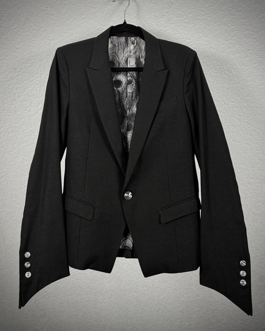 Civarize Bat Sleeve Peaked Blazer