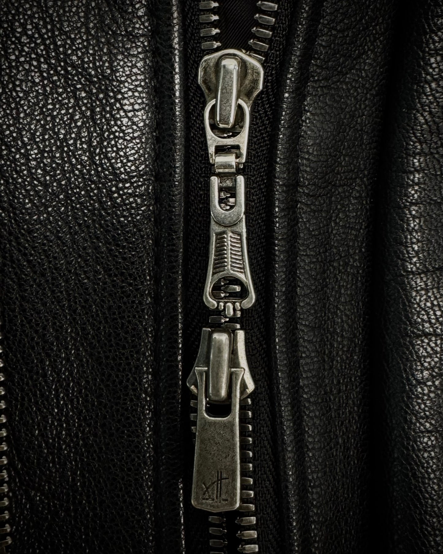 Yasuyuki Ishii Hooded Goatskin Leather Jacket
