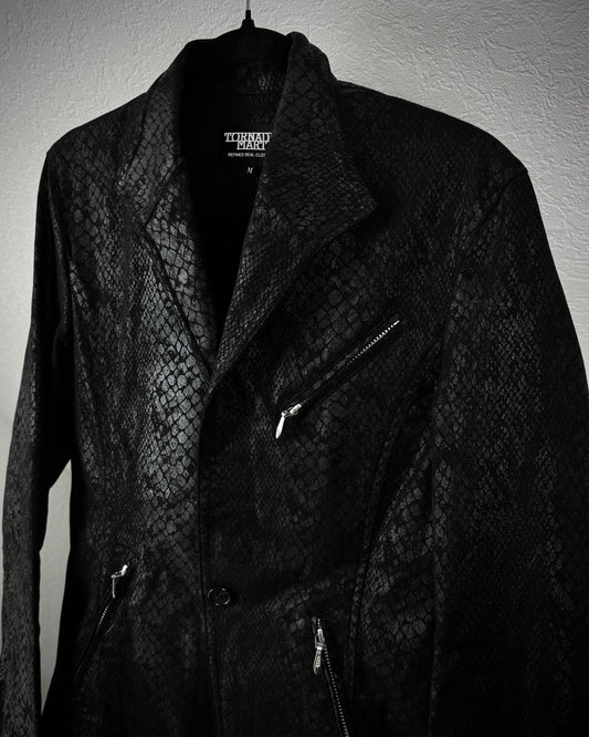 Tornado Mart Python Waxed Blazer