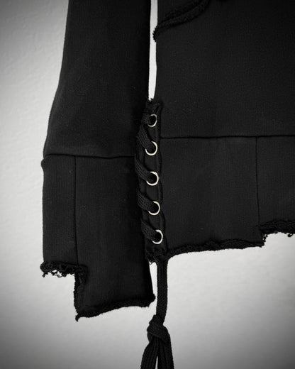 The Space Between Us “Crow” Fur Jacket