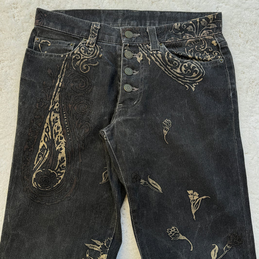 Tornado Mart Flared „Floral“ Pants