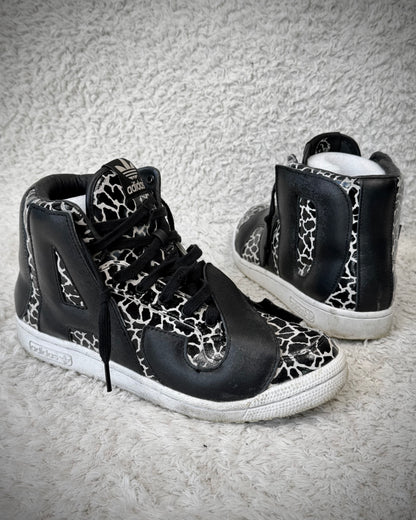 Adidas x Jeremy Scott Giraffe Letter Velcro Sneakers