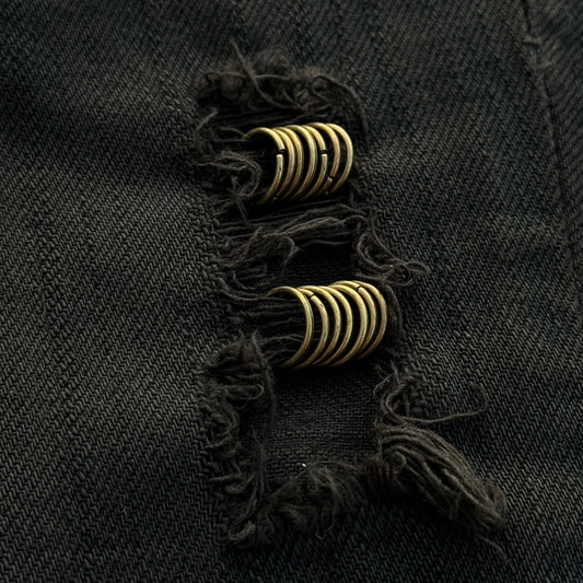 YMI Pierced Flared Jeans