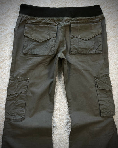 G.O.A 3D Cargo Pocket Military Flared Pants