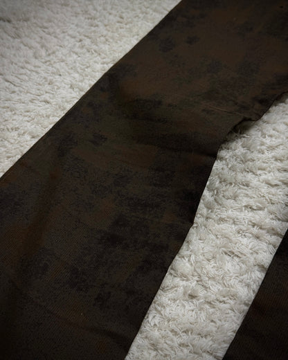 5351 Pour Les Hommes Dirt Textured Flared Pants